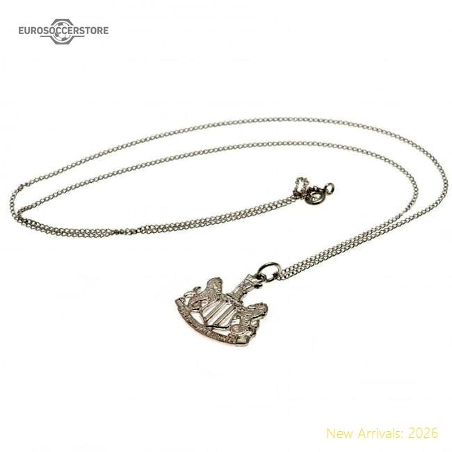 Official Newcastle United Fc Sterling Silver Pendant & Chain