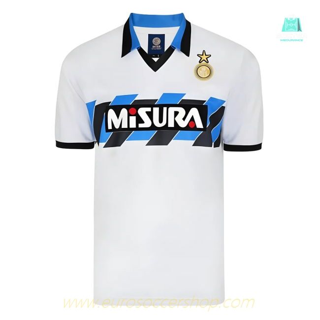 Score Draw Internazionale 1990 Away Retro Football Shirt