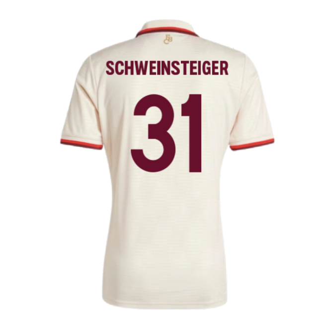 Bayern Bayern Munich Third Shirt Schweinsteiger #31 Authentic Desi...