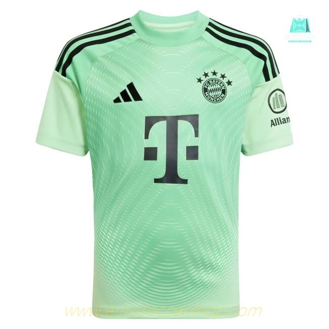2025-2026 Bayern Munich Home Goalkeeper Shirt (Glory Mint) - Kids
