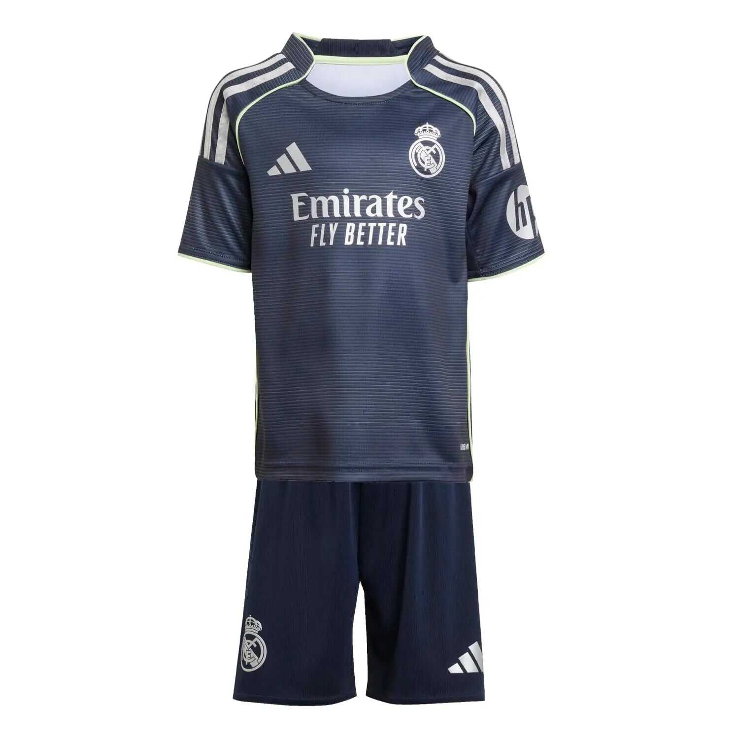 Kid's Real Madrid Away Soccer Jersey Kit(Jersey+Shorts+Socks) 2025/26A