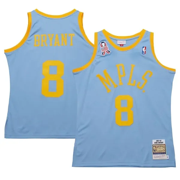 Authentic Men's LAL Basketball Jersey - Blue - Licensed Product