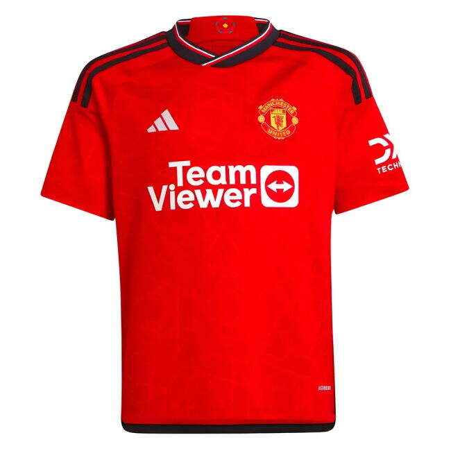 Kids Match Worn Style Man Utd Professional Look Home Pro Level Shirt