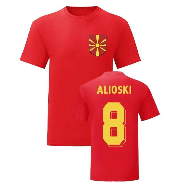 Ezgjan Alioski Macedonia National Hero Tee\'s (Red)