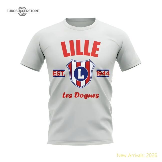 Fan-Favorite Lille Established Football T-Shirt (White)