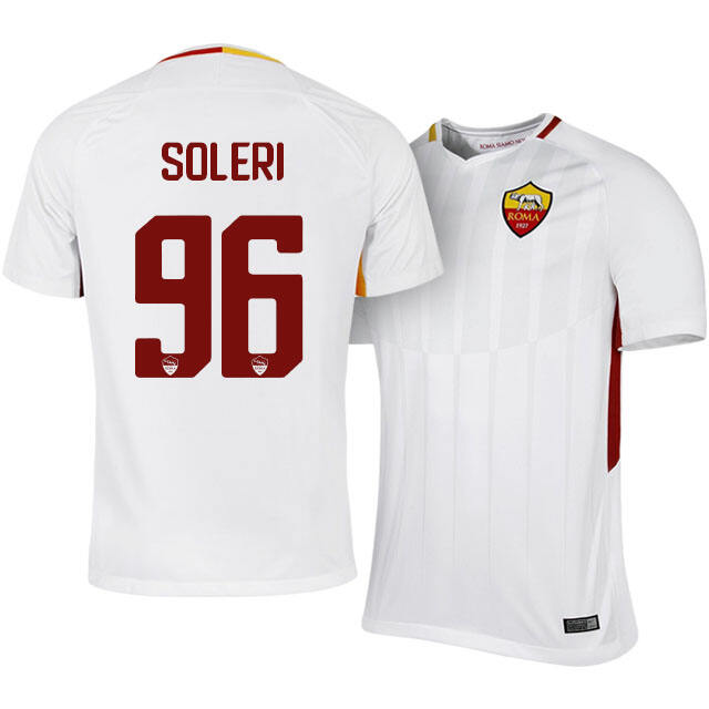 Roma Away 201718 Edoardo Soleri 96 Soccer Jersey Shirt - Official