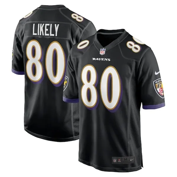 Top-Grade BAL Ravens Game Jersey - Black | NFL Fan Apparel | NFL Footb