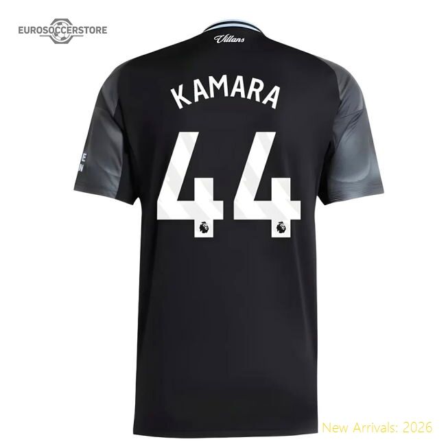 Aston Villa English Football Kamara Away Premium Jersey Umbro Pro