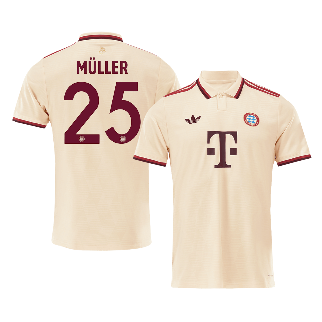 M¨¹LLER #25 Bayern Munich Third Away Soccer Jersey 2024/25 - UCLAuthen