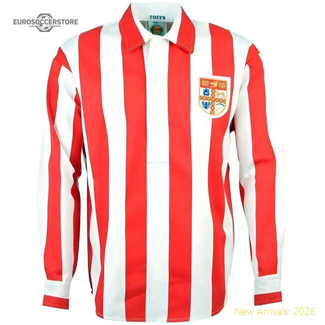 Superior Stoke City 1940s Retro Football Shirt - Budget-friendly