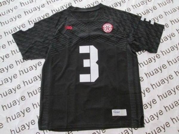 Nebraska Cornhuskers Taylor Martinez #3 Black Men Stitch Jersey Adidas