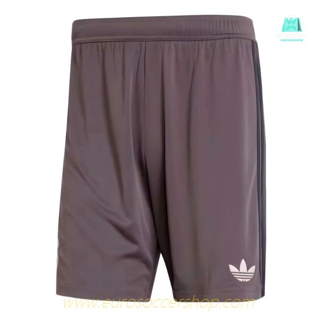 2024-2025 Real Madrid Third Shorts (Charcoal)