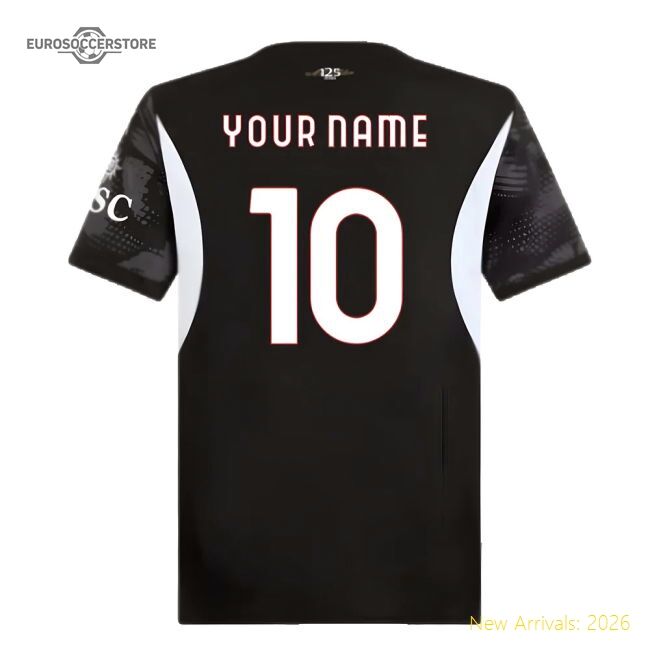 High-quality 2024-2025 Ac Milan Home Goalkeeper Shirt (black) (your