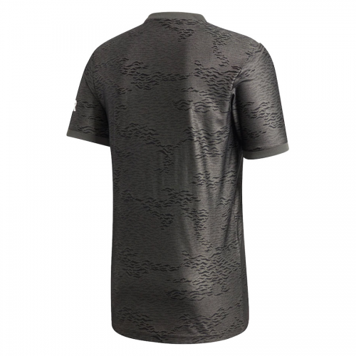 Manchester United 20-21 Away Black Soccer Jersey Shirt - Official