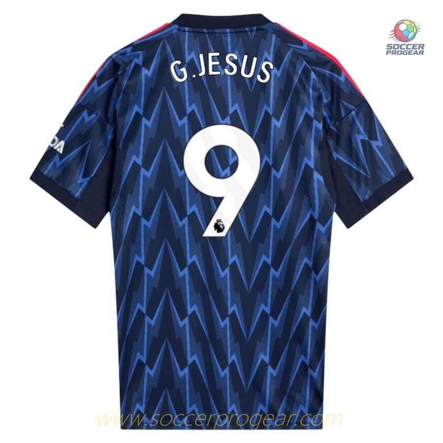Arsenal Away Football Team Jersey 2025-2026 Season Jesus