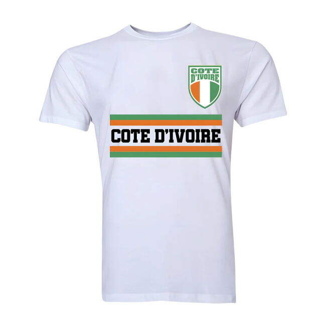 Ivory Coast Core Football Country T-Shirt (White)