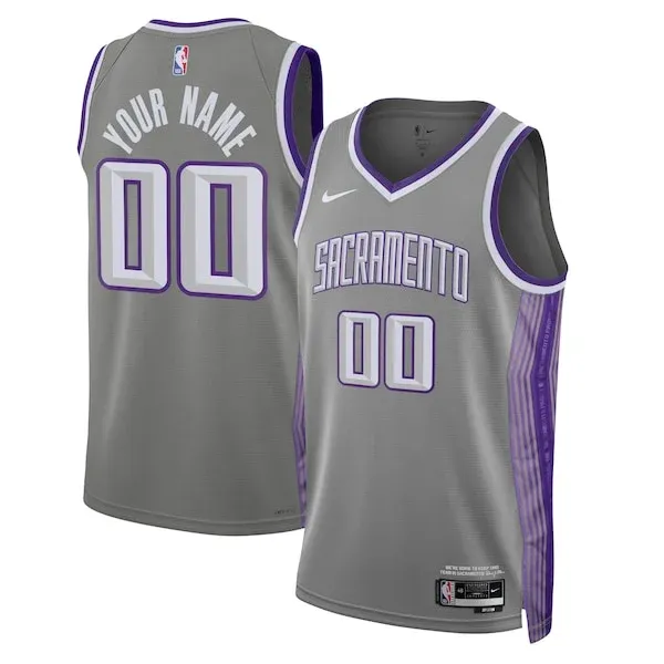 Sacramento Kings SAC Swingman Jersey - top-tier team-jersey - Black