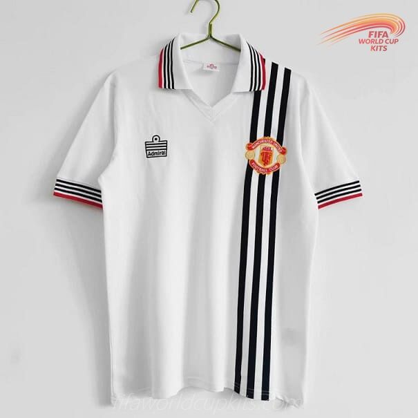 Manchester United 75-80 Away White Football Kit