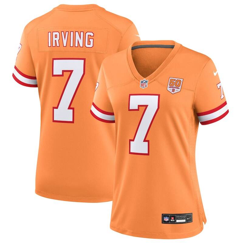 None Bucky Irving TB Buccaneers Great Value Game Jersey for NFL Fans