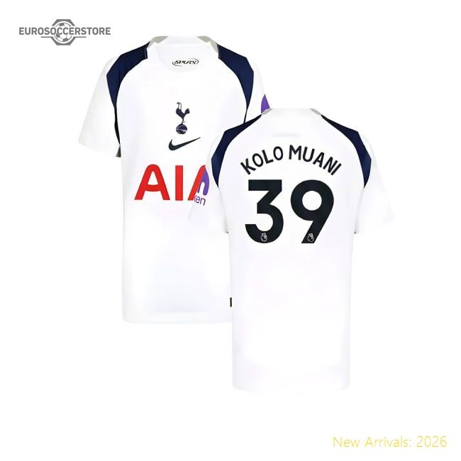 2025-2026 Spurs Hotspur Home Shirt (kids) (kolo Muani 39)