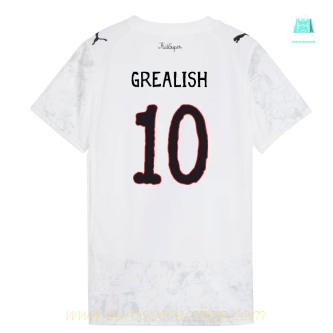 2025-2026 KIDSUPER x Manchester City CWC Shirt (White) - Womens (Grealish 10)