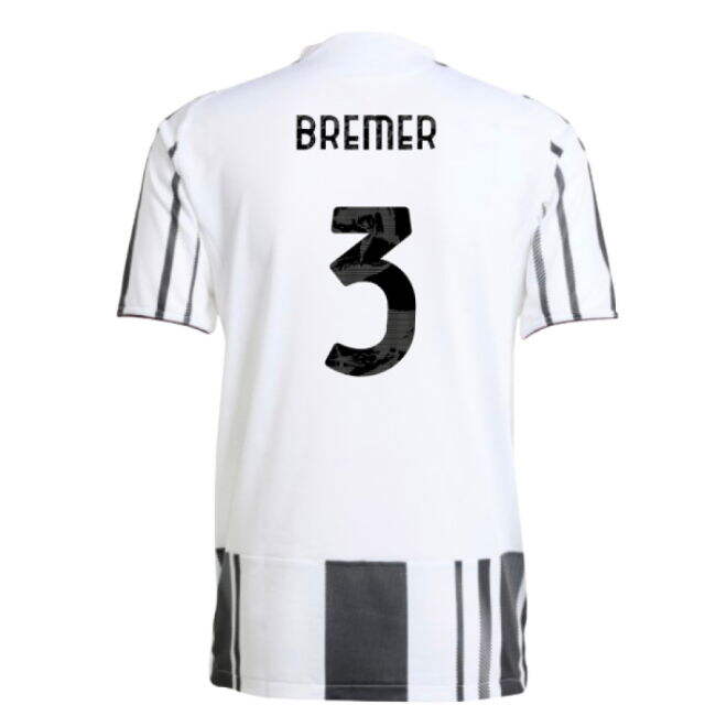 2025-2026 Juve Home Authentic Replica Shirt (Bremer 3) Quick Dry