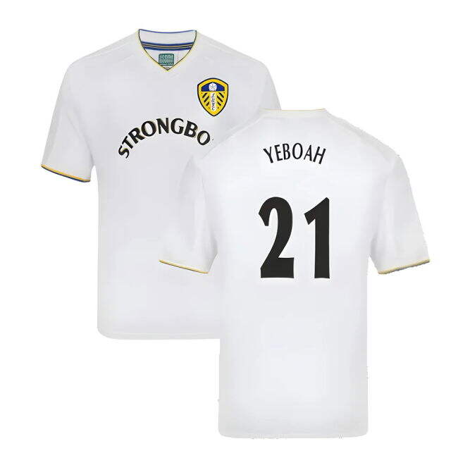Intense Leeds Retro Shirt Yeboah #21 Superior Craftsmanship 2025-2...