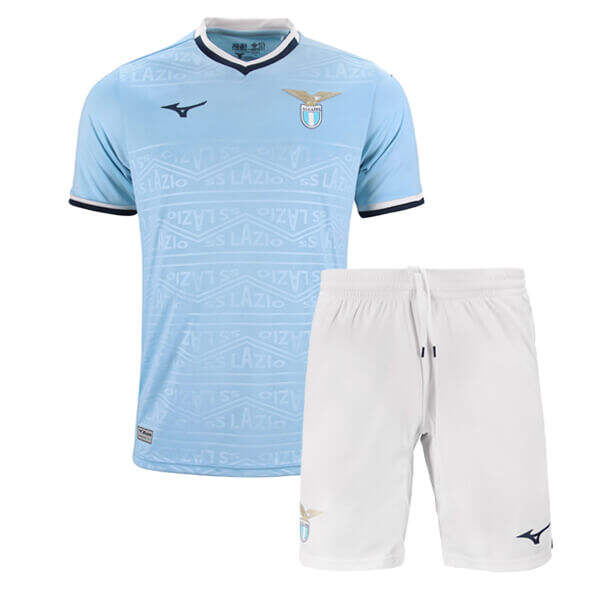 Kids Lazio 2425 Home Jersey ShirtShorts - Official Replica 20012