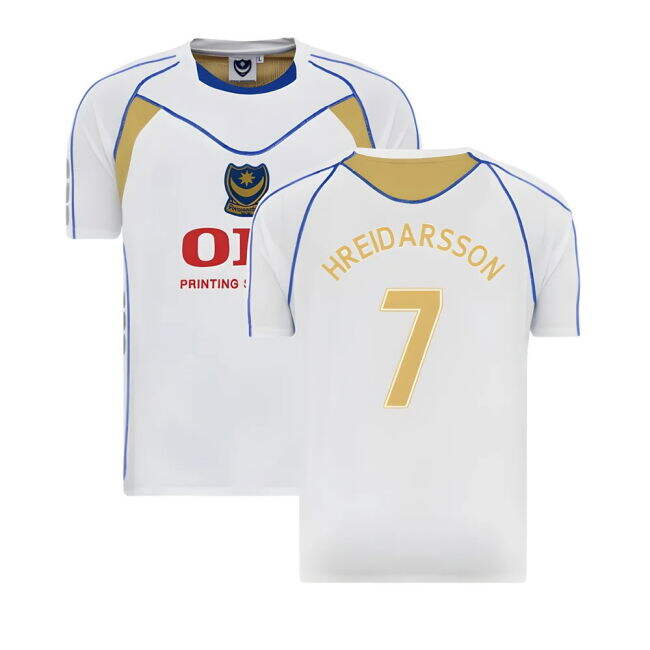 2008 Portsmouth FA Cup Final Away Shirt (Hreidarsson 7)