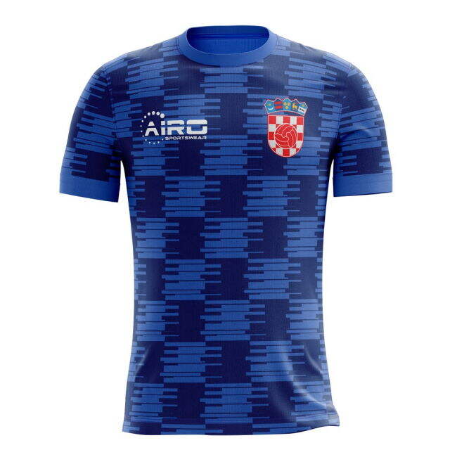 Updated Breathable Croatia Away Game Jersey (Kids)