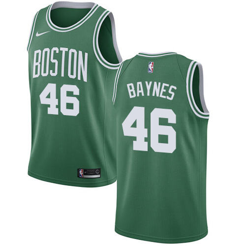 Premium CEL #46 Aron Baynes 2024 Icon NBA Swingman Jersey Green -