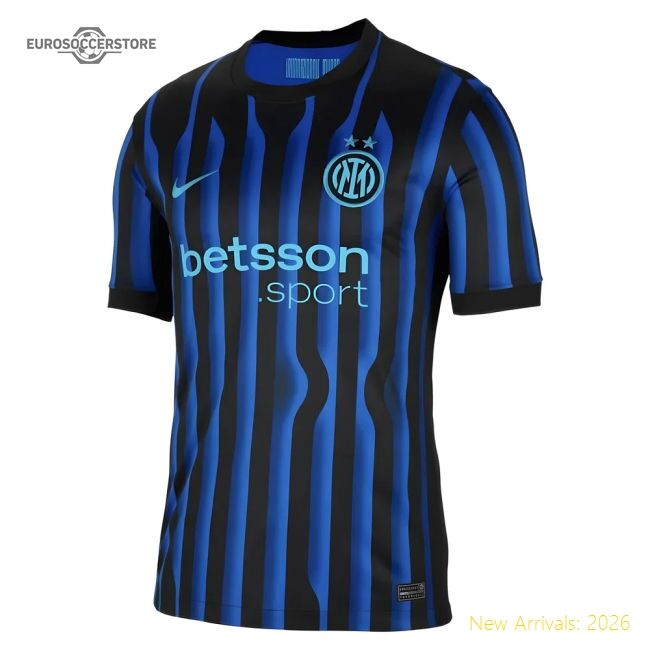 Inter Milan Match-ready Home Jersey Serie A Tim Performance Fabric
