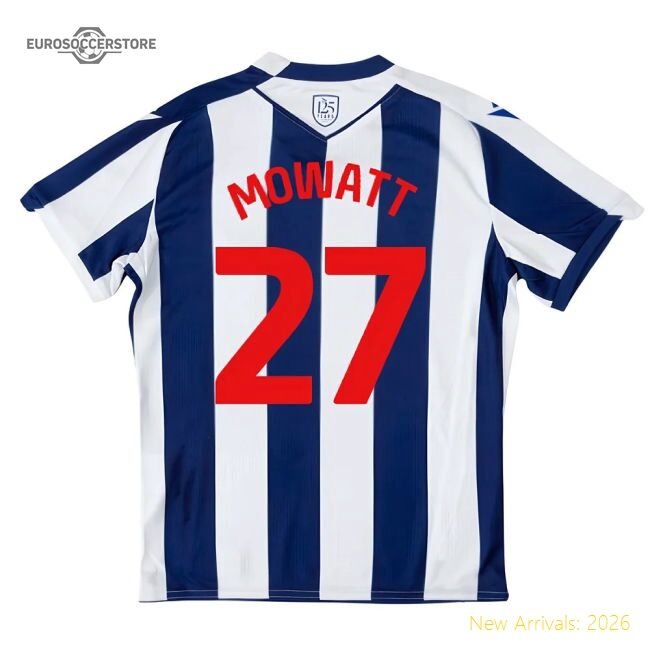 Premium 2025-2026 West Brom Wba Home Shirt - Kids (mowatt 27)