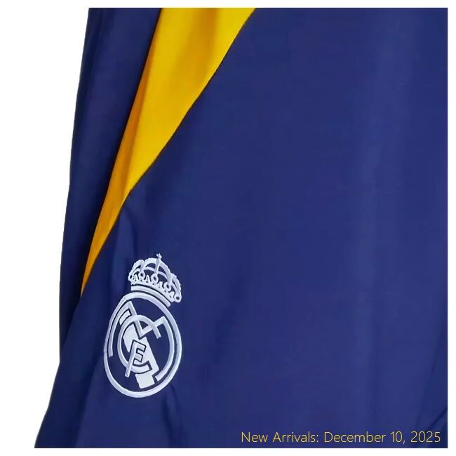 Official 2024-2025 RM Real Madrid Presentation Pants (Navy) - Great