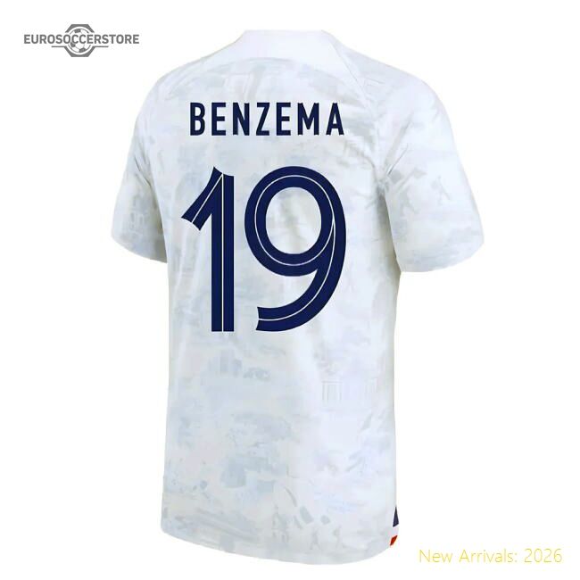 France 2022-2023 Authentic Away Shirt (fra) Athletic Retro