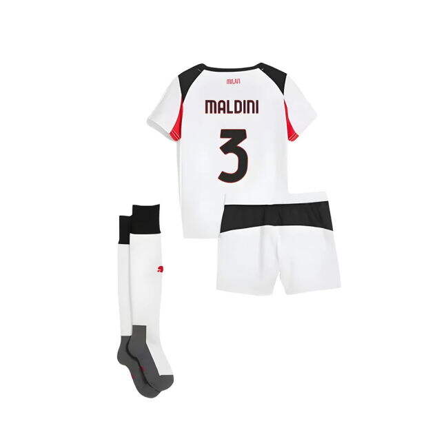 Official Licensed Devoted Acm Ac Milan Away Mini Kit Maldini #3 20...