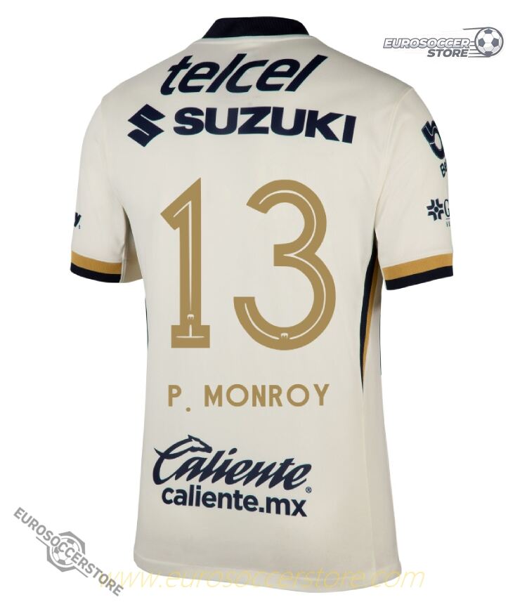 Pumas UNAM 25-26 Home Jersey P. MONROY 13