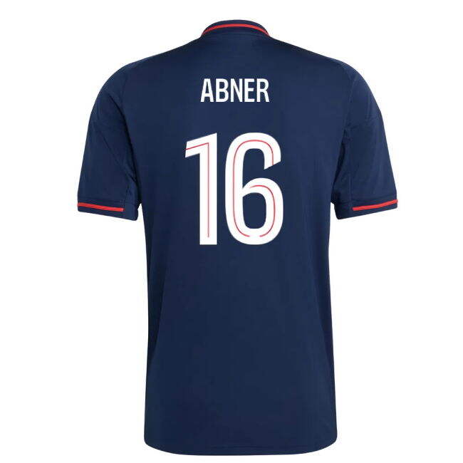 Licensed 2025-2026 Lyon Ligue 1 Away Strip (Abner 16)