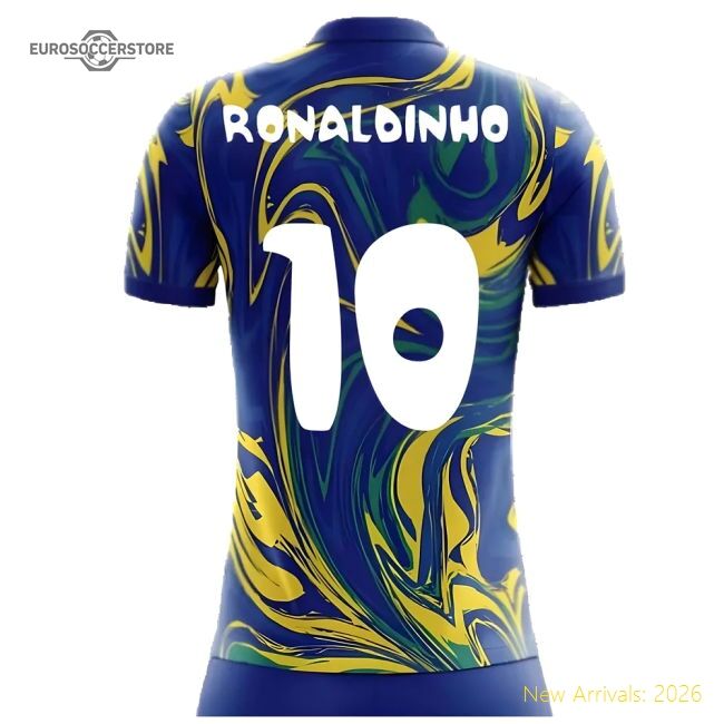 Ronaldinho Brazil Official Jersey (2025-2026) Trendy Performance
