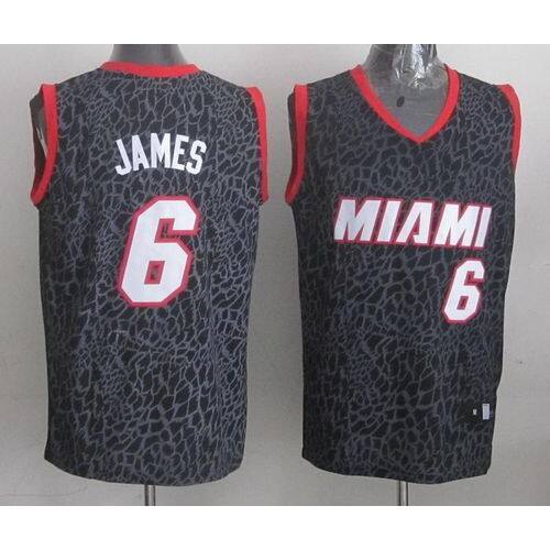 Miami Heat LeBron #6 Limited Stock Game Jersey Classic Style