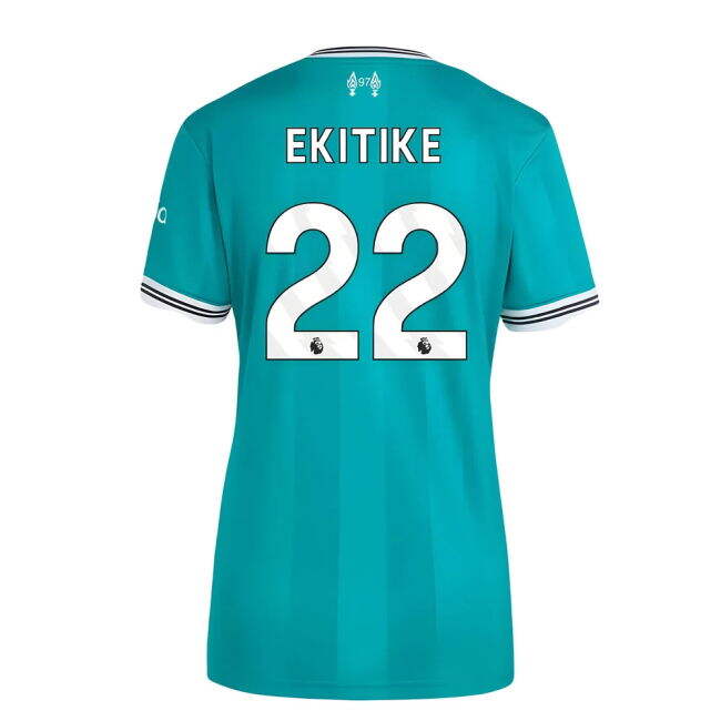 2025-20 Liverpool Third Football Shirt Ekitike Name & Number L M Wo...