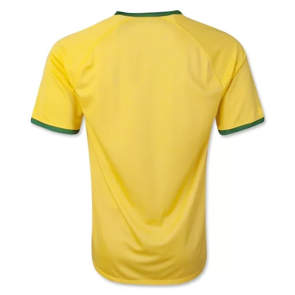 Genuine 2014 BRAZIL RETRO HOME SHIRT - Official Replica 4803