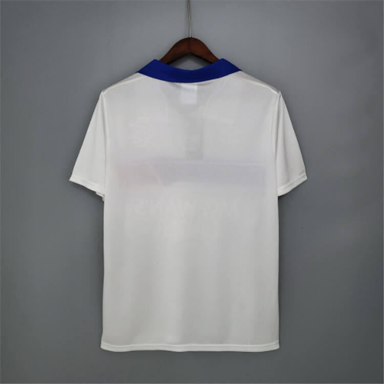 Glasgow Rangers Retro Soccer Jersey 1994 White Football Shirt -