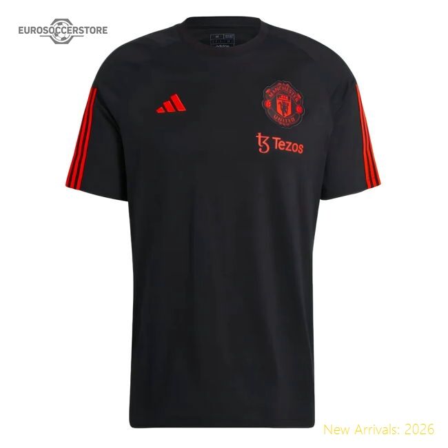 Premium 2023-2024 Man Utd Training Tee (black) (ronaldo 7) - Premium