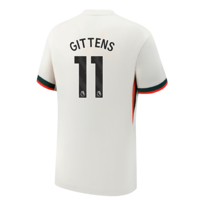 2025-2026 Chelsea FC Away Jersey (Gittens 11)