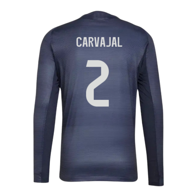 Excellent 2025-2026 Real Madrid Long Sleeve Alternate Jersey (carva