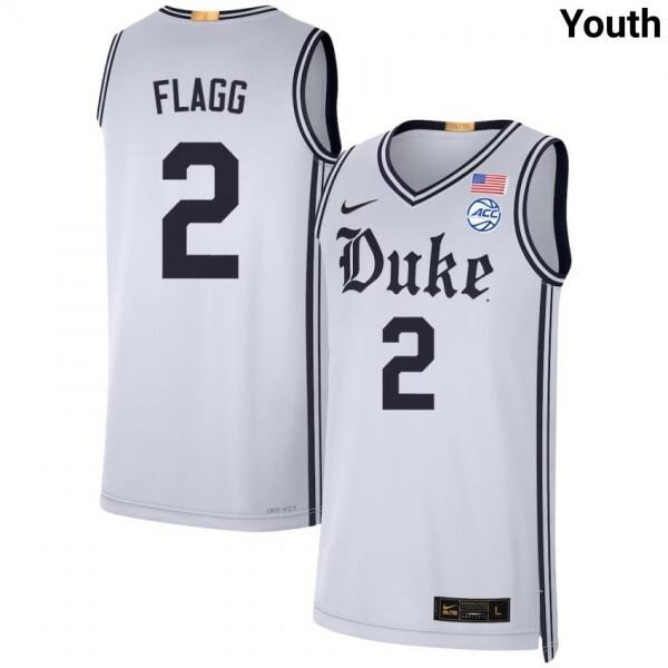 Youth(kids) Ncaa Team #2 Cooper Flagg Elite Football Jersey