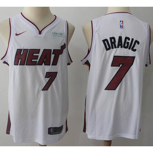 Miami Heat Goran #7 Performance Game Jersey Vintage Look Basketball