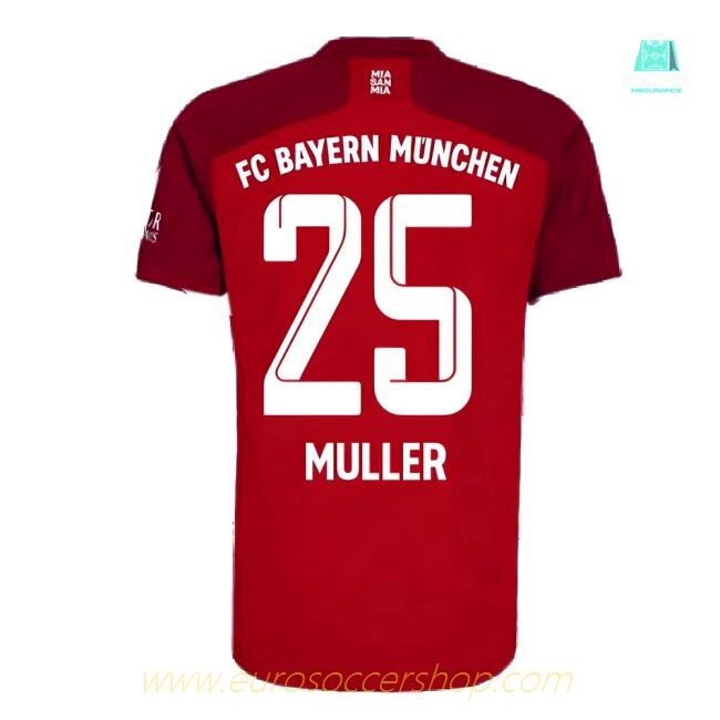 2021-2022 Bayern Munich Home Shirt (MULLER 25)