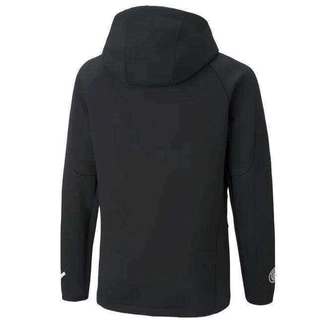 2022-2023 Man City Casuals Hoody Jacket (Black) - Kids - fan gear